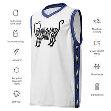 Load image into Gallery viewer, "PussyWhipped" CAT DAD. #9 Recycled Unisex 'Home Game' Basketball Jersey