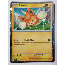 Load image into Gallery viewer, Pokémon TCG Pawmi SVP Black Star Promos SVP040 Cosmos Holo Promo Card, LP