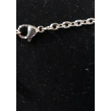 Load image into Gallery viewer, Black Oxidized Stainless Steel Chain Necklace, with Cobra &amp; Man with Skull...