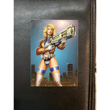 Load image into Gallery viewer, Marvel Comics 1994 Flair Card -- #18 Wedding of Reed &amp; Sue Invisible Woman
