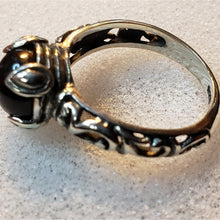 Load image into Gallery viewer, Size 6, Bali Legacy, Burmese Black Jade Ring