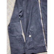 Load image into Gallery viewer, Relaxed by Charter Club large petite collared Navy zip up sweater jacket