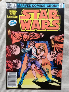 STAR WARS King-Size Annual #2 NEWSSTAND Bronze Age 1982 MARVEL Comics VG/F