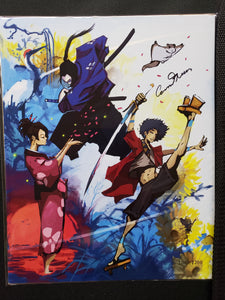 SAMURAI CHAMPLOO 8" x 10" Art Print by Cameron Nissen Signed of 2200 W/ COA, Bam! ANIME Box Exclusive 