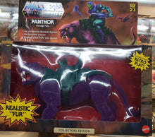 Load image into Gallery viewer, PANTHOR (Realistic Fur/Flocked) - Masters of the Universe RETRO PLAY Collector&#39;s Edition - (2021 MOTU) Skeletor&#39;s faithful companion 