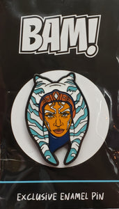 STAR WARS, "AHSOKA TANO" THE MANDALORIAN, Collectible Enamel Pin, Bam! GEEK Box Exclusive