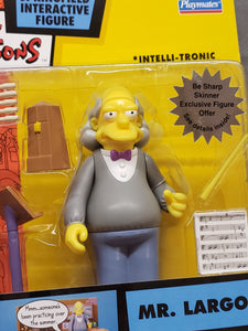 The Simpsons "MR. LARGO" WORLD OF SPRINGFIELD - Series 12 Interactive Figure (Playmates) 