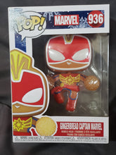 Load image into Gallery viewer, GINGERBREAD CAPTAIN MARVEL &quot;MARVEL COMICS&quot; Funko POP! #936 (Heroes, Comics)