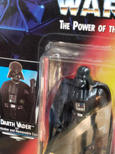 Load image into Gallery viewer, 1995 STAR WARS &quot;The Power of the Force&quot; DARTH VADER with LIGHTSABER AND CAPE Action Figure Hasbro/Kenner Figure