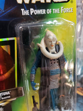 Load image into Gallery viewer, 1996 STAR WARS &quot;The Power of the Force&quot; BIB FORTUNA with HOLD-OUT BLASTER Action Figure Hasbro/Kenner Figure 