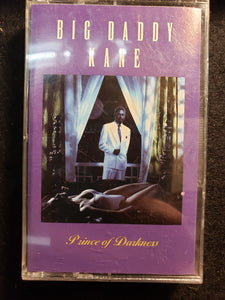 Big Daddy Kane "Prince Of Darkness" Vintage Cassette, 1991 Cold Chillin' VG