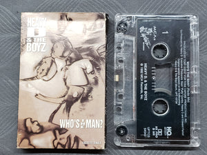 Heavy D & the Boyz "Who's the Man? & Instrumental" Cassette Tape Single, MCA 1992 G/VG