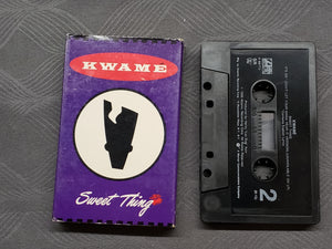 Kwame "Sweet Thing (Edited) / It’s Ok (Non Lp)" Cassette Tape, Vintage 1989 G/VG