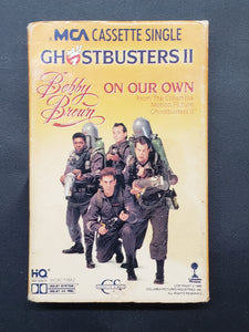 Bobby Brown "On Our Own!" Cassette Tape Single 1989 Ghostbusters II Soundtrack G/VG