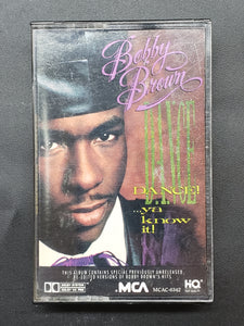 Bobby Brown "Dance!... Ya Know It!" Cassette Tape, 1989 MCA, Re Edited Hits G/VG