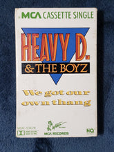 Load image into Gallery viewer, Heavy D &amp; the Boyz &quot;We Got Our Own Thang &amp;  Instrumental&quot; Cassette Tape MCA 1989 G/VG