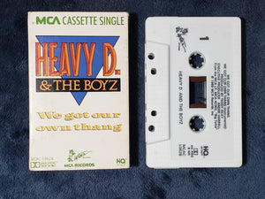 Heavy D & the Boyz "We Got Our Own Thang &  Instrumental" Cassette Tape MCA 1989 G/VG