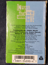 Load image into Gallery viewer, Heavy D &amp; the Boyz &quot;Now That We Found Love &amp; Instrumental&quot; Cassette Tape MCA 1991