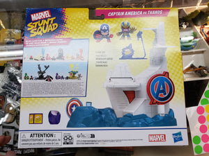 Marvel Stunt Squad Captain America vs Thanos Tower Smash Playset F7059