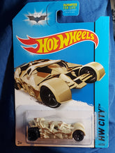 Load image into Gallery viewer, 2014 Mattel Hot Wheels, Batman: Dark Knight Trilogy Batmobile, The Tumbler Camouflage Version #63/250 HW CITY