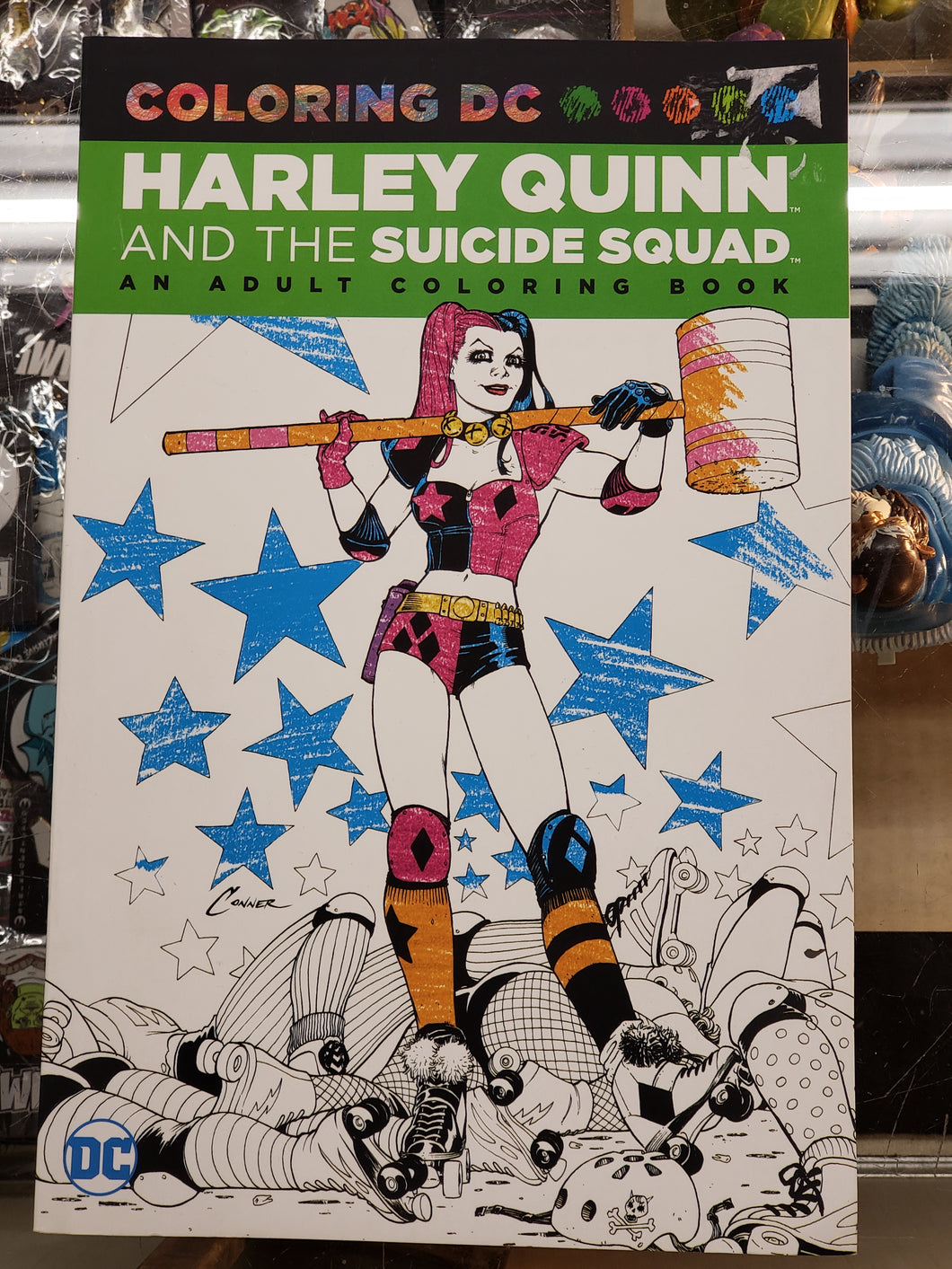 Coloring DC - Adult Coloring Book - Harley Quinn & the Suicide Squad - 2016