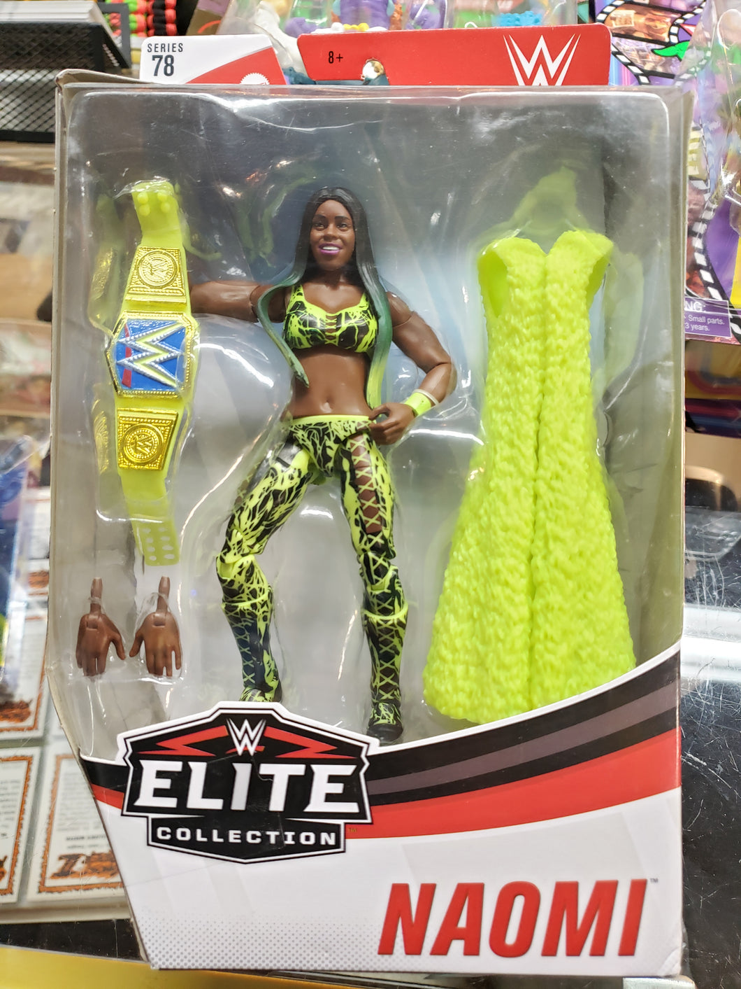 Mattel WWE Elite Series 78 NAOMI Feel The Glow Action Figure Smackdown Wrestling