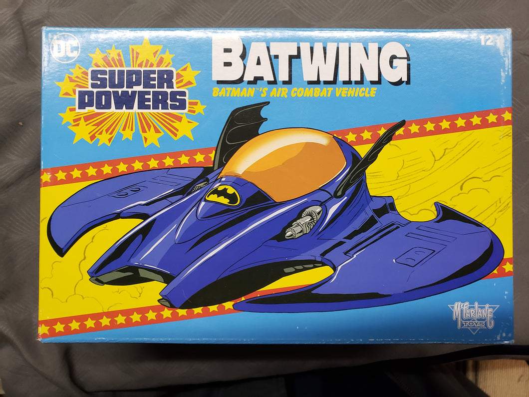 BATWING - DC SUPER POWERS  Batman's Air Combat Vehicle NEW 2022 McFarlane Toys