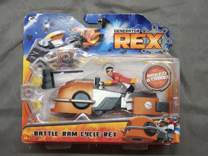 Generator REX Battle Ram Cycle REX, Speed Strike! Cartoon Network 2010 NEW