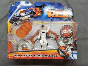 Generator REX Twin Blaster Boogie Pack REX Evo Speed Strike! Cartoon Network 2010 NEW