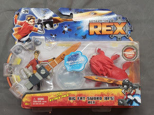 Generator REX Big Fat Sword (BFS) REX Evo Attack Pack Cartoon Network 2010 NEW