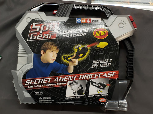 Spy Gear Agent Action Briefcase. 4 Hi-Tech Spy Tools In A Real Working Briefcase