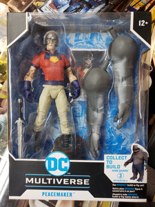 PEACEMAKER Action Figure -McFarlane Toys. DC MULTIVERSE, "THE SUICIDE SQUAD" (King Shark BAF)