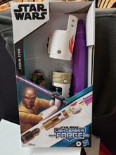 Load image into Gallery viewer, Star Wars Lightsaber Forge Mace Windu Customizable Extendable Purple Lightsaber