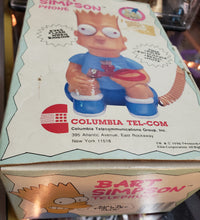 Load image into Gallery viewer, Vintage 1990 Columbia Tel-Com &quot;The Simpsons&quot; Bart Simpson Corded Phone Inv-0522