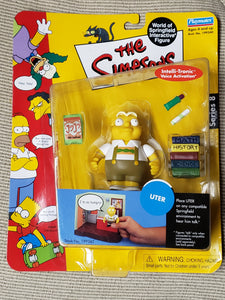 The Simpsons "Uter" WORLD OF SPRINGFIELD - Series 8 Interactive Figure (Playmates)