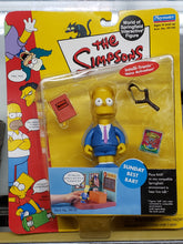 Load image into Gallery viewer, The Simpsons &quot;Sunday Best Bart&quot; WORLD OF SPRINGFIELD - Series 2 Interactive Figure (Playmates)