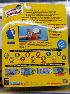 The Simpsons "Sunday Best Bart" WORLD OF SPRINGFIELD - Series 2 Interactive Figure (Playmates)