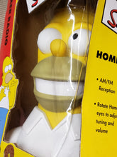 Load image into Gallery viewer, THE SIMPSONS Homer AM FM Radio Homer’s Eyes Adjust Tuning &amp; Volume, New In Box