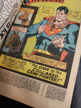 Load image into Gallery viewer, SUPERMAN 208, July 1968 The CASE of the COLLARD CRIME-FIGHTER. DC Comics G/VG