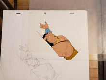 Load image into Gallery viewer, CONAN THE ADVENTURER Cartoon Animation 10x12.5&quot; Cel 1D 298-7 Conan Hurt On Back