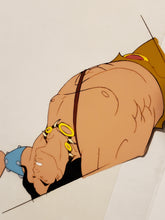 Load image into Gallery viewer, CONAN THE ADVENTURER Cartoon Animation 10x12.5&quot; Cel 1D 298-7 Conan Hurt On Back