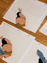 Load image into Gallery viewer, Lot of 11 Pencil &amp; 11 Paint CONAN THE ADVENTURER Cartoon Animation 10x12.5&quot; Cels