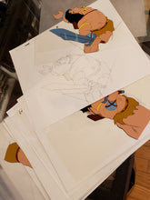 Load image into Gallery viewer, Lot of 11 Pencil &amp; 11 Paint CONAN THE ADVENTURER Cartoon Animation 10x12.5&quot; Cels