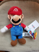 Load image into Gallery viewer, MARIO Plush Doll Toy 10” Super Mario Bros Nintendo. NES, Jakks Little Buddy 2017