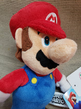 Load image into Gallery viewer, MARIO Plush Doll Toy 10” Super Mario Bros Nintendo. NES, Jakks Little Buddy 2017