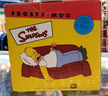 Load image into Gallery viewer, The Simpsons, Homer / Duff &quot;Couch Coach&quot; Frosty Mug, 2003 Keeps Drinks Cold (Damaged package)