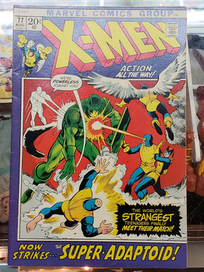 X-Men #77 1972 Marvel Comics, Vintage Bronze Age Comic Book, G/VG. First Class