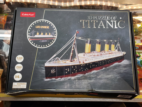 CubicFun 3D Puzzle Adults RMS Titanic Ship Toy Model Kit 266 Pcs Building Gift