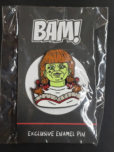 ANNABELLE "THE CONJURING" Collectible Enamel Pin, Bam! Box Horror Exclusive