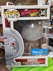 GHOST "ANT-MAN AND THE WASP" Funko POP! MARVEL #345, Walmart Exclusive. Imperfect Box